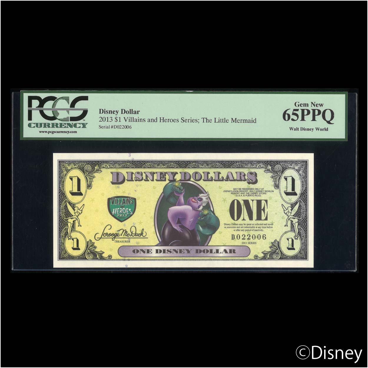 2013 $1 Ursula R-166 PCGS 65PPQ