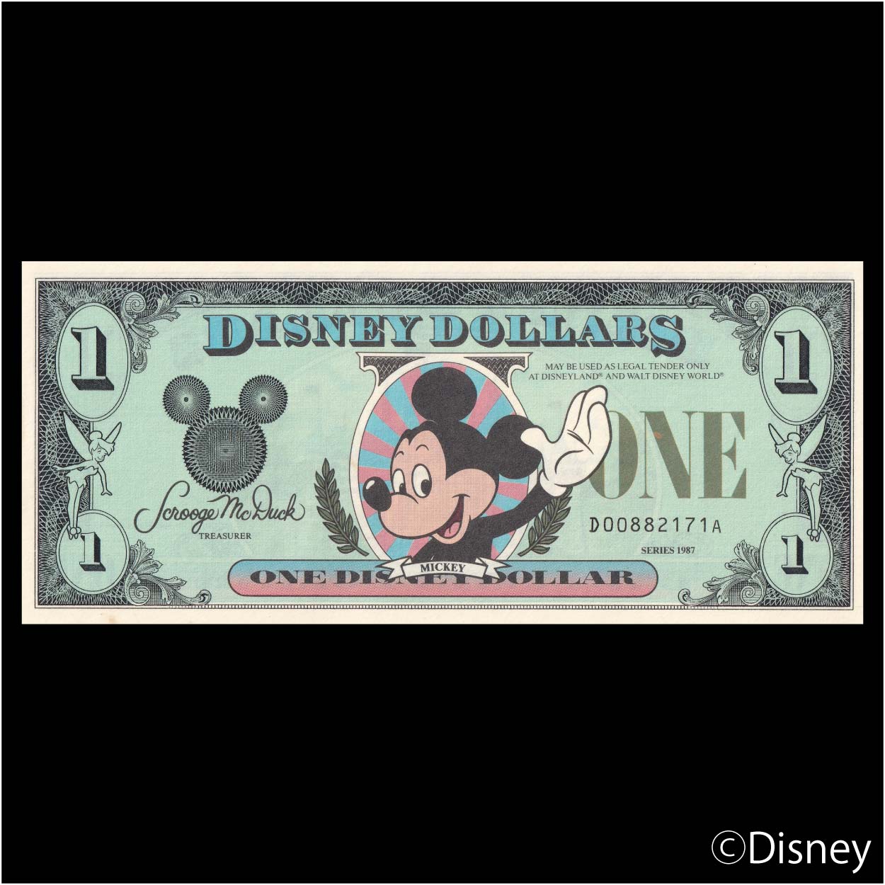 1987 $1 Mickey R-5