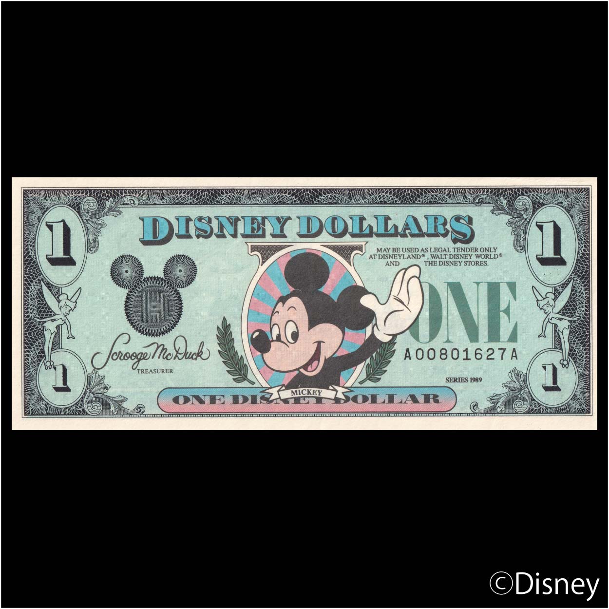 1989 $1 Mickey R-11
