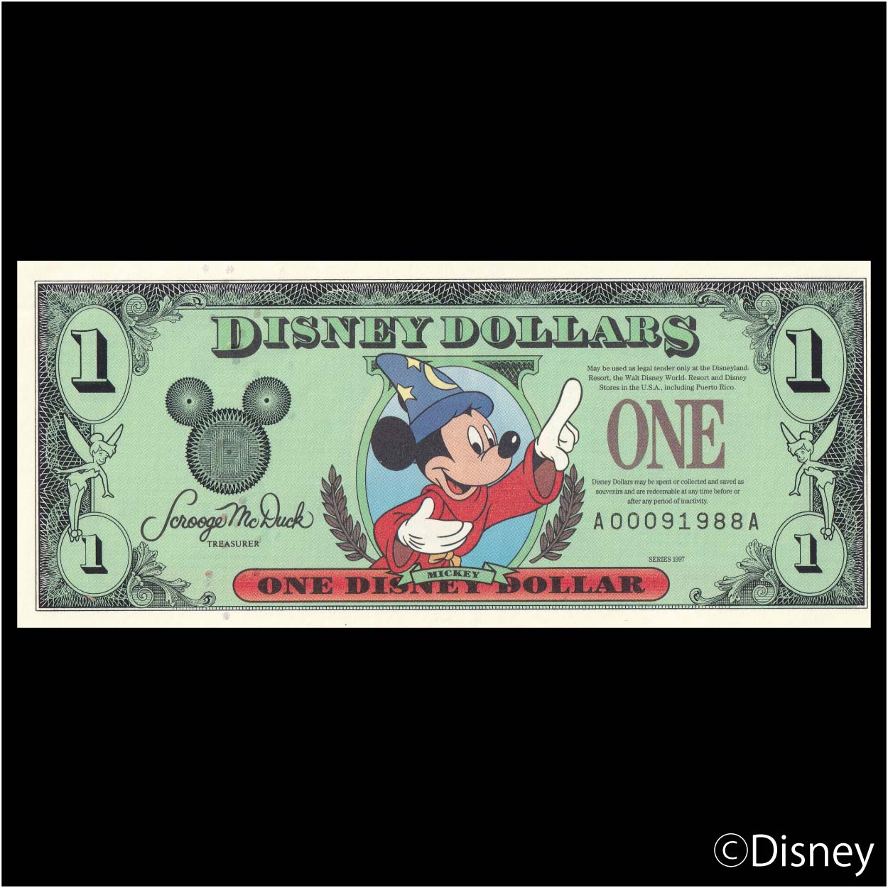 1997 $1 Mickey R-47