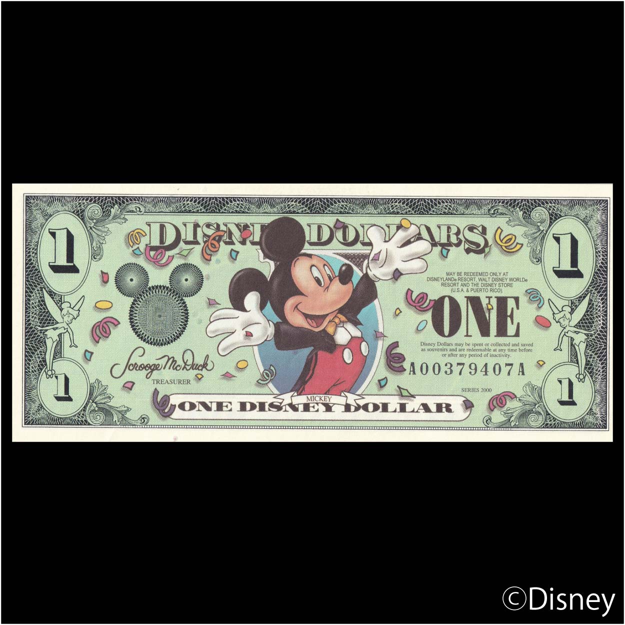 2000 $1 Mickey R-65