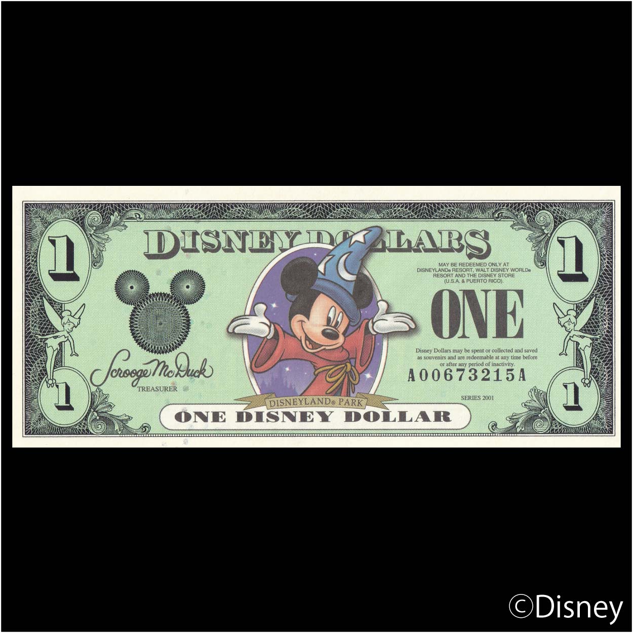 2001 $1 Mickey R-71