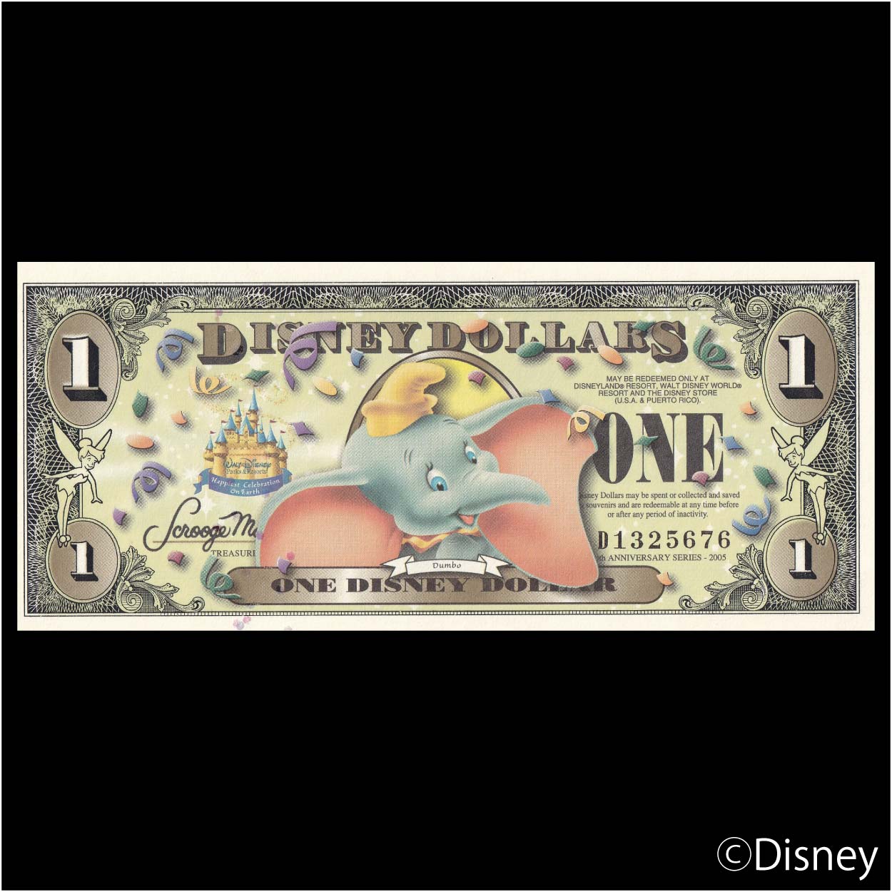 2005 $1 Dumbo R-95