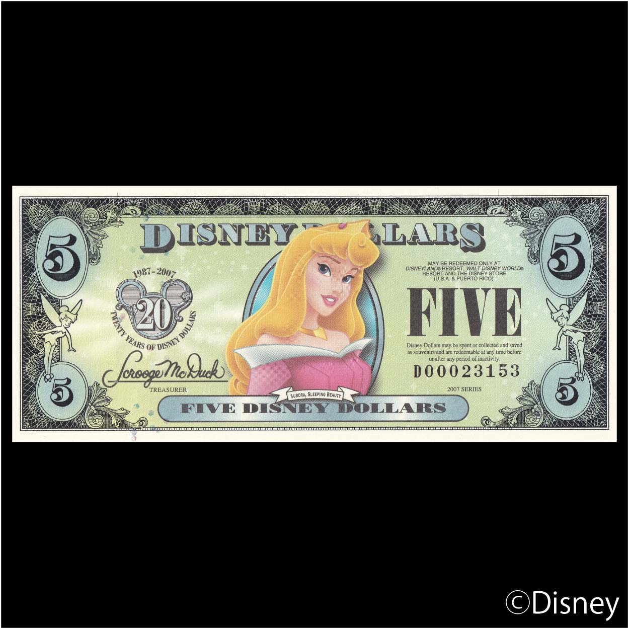 2007 $5 Aurora R-129