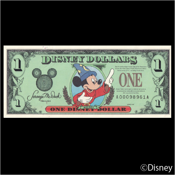 1997 $1 Mickey R-47【未鑑定】