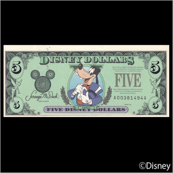 1997 $5 Goofy R-48【未鑑定】
