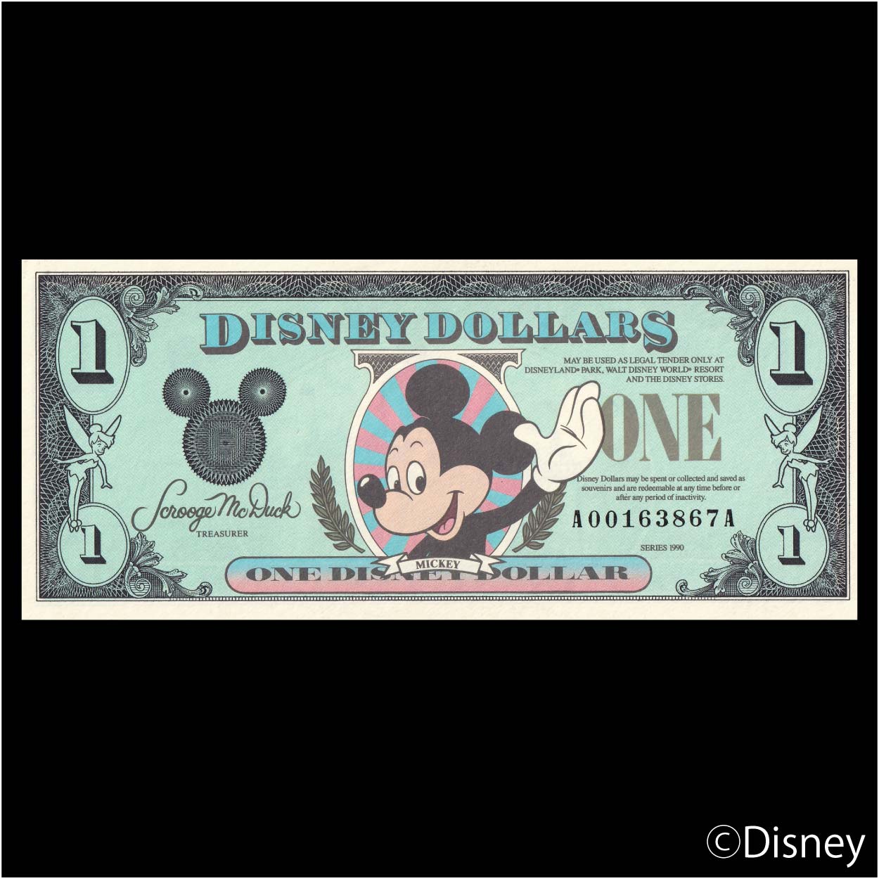 1990 $1 Mickey R-15