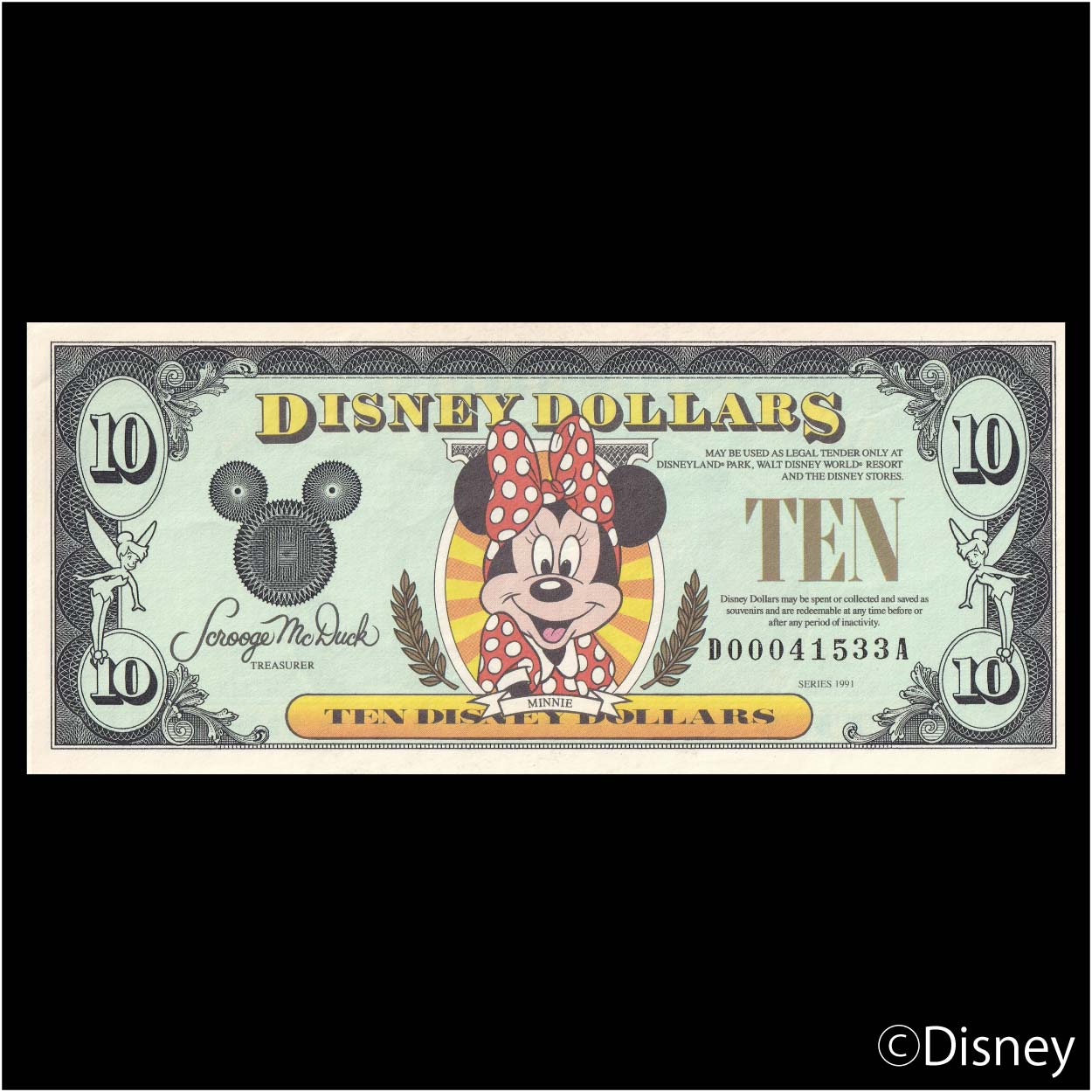 1991 $10 Minnie R-26