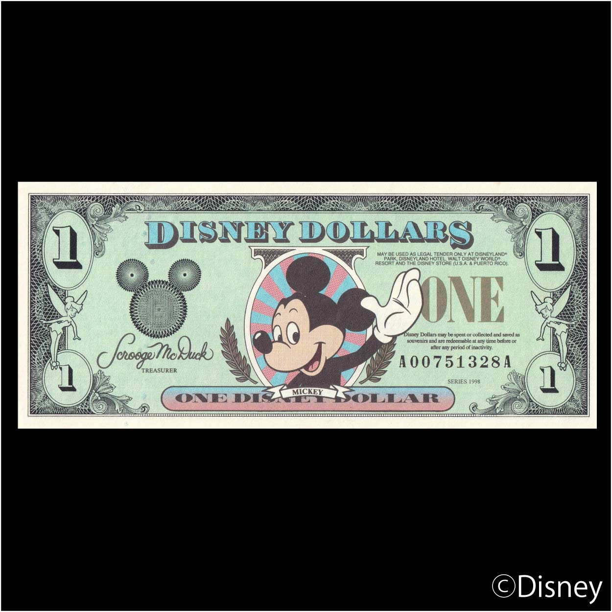 1998 $1 Mickey R-53