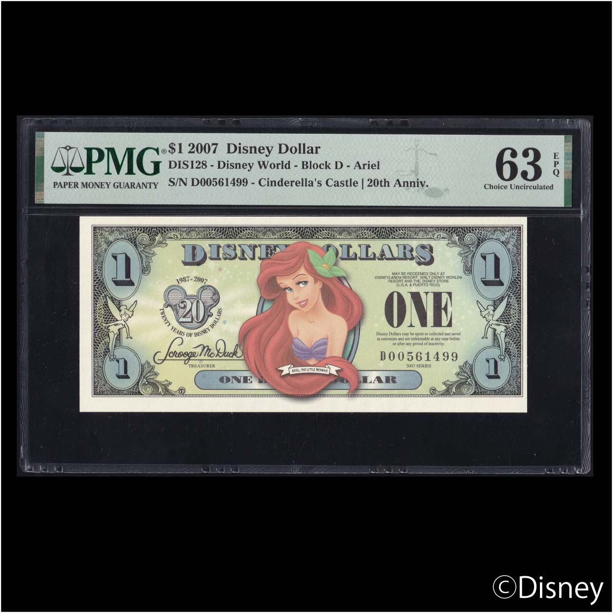 2007 $1 Ariel DIS128