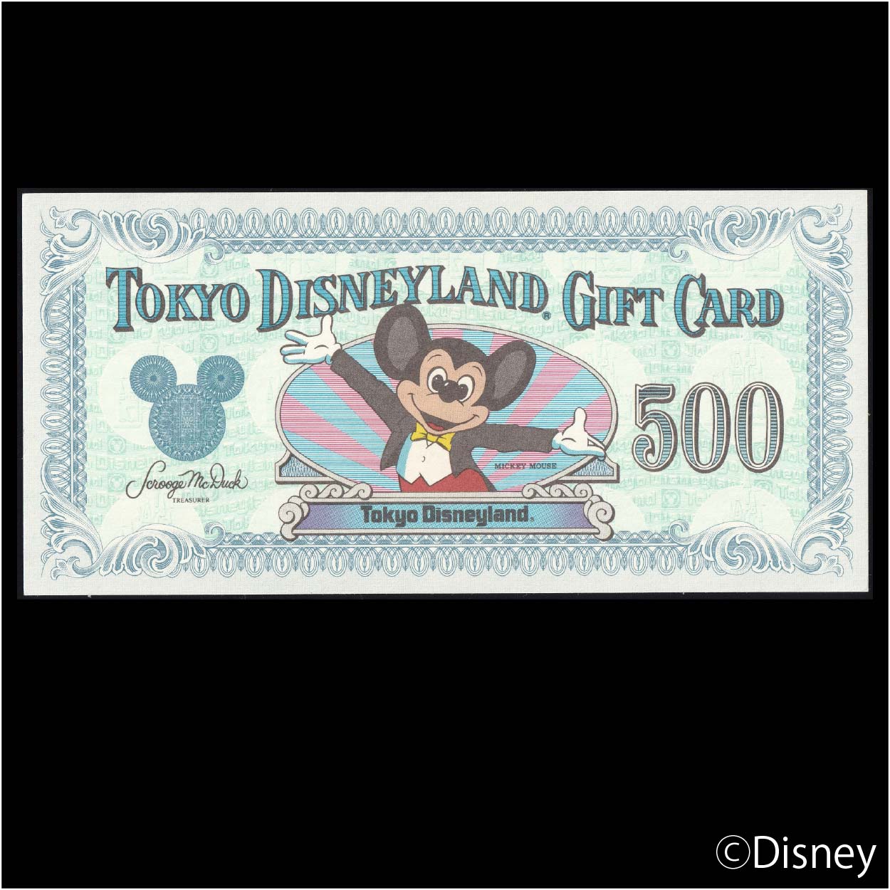 TDL GiftCard ¥500 First Series【未鑑定】