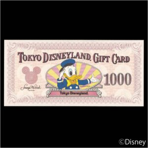 TDL GiftCard ¥1,000 First Series【未鑑定】