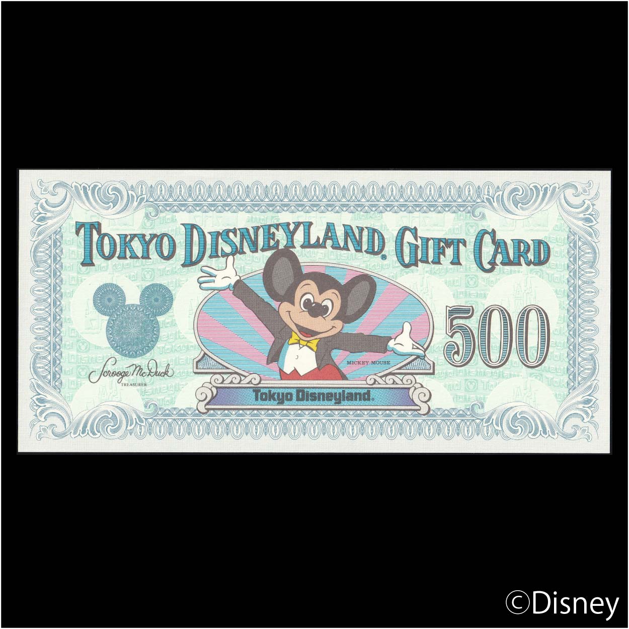 TDL GiftCard ¥500 First Series【未鑑定】