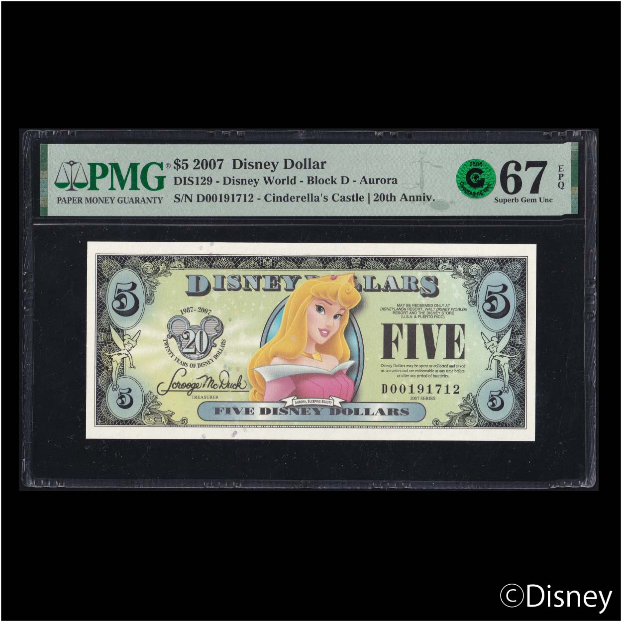 2007 $5 Aurora DIS129EPQ