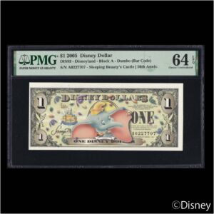 2005 $1 Dumbo DIS93 PMG 64EPQ