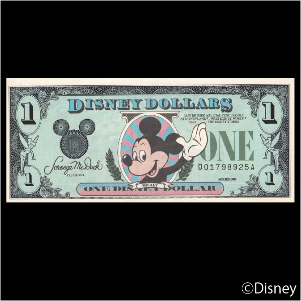 1989 $1 Mickey R-13【未鑑定】