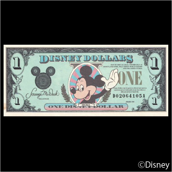 1990 $1 Mickey R-18【未鑑定】